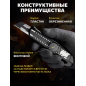 Нож канцелярский выдвижной 18 мм STARTUL Black Line (ST0922) - Фото 3