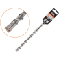 Бур (сверло) SDS-plus 14х150х210 мм GEPARD Quadro-x (GP1214-210)