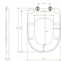 Сиденье для унитаза AV ENGINEERING Comfort (AVWHR203C) - Фото 2
