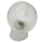 Светильник накладной шар стекло наклонный 60 Вт IP20 ЮПИТЕР белый (JP1309-05)