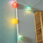 Гирлянда новогодняя светодиодная NEON-NIGHT Тайские фонарики Фейерверк 1,5 м 10 диодов теплый белый (303-099) - Фото 9