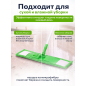 Швабра для пола PERFECTO LINEA с насадкой из микрофибры зеленая (43-392013) - Фото 4