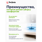 Швабра для пола PERFECTO LINEA с насадкой из микрофибры зеленая (43-392013) - Фото 6