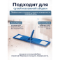 Швабра для пола PERFECTO LINEA с насадкой из микрофибры синяя (43-392012) - Фото 4