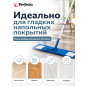 Швабра для пола PERFECTO LINEA с насадкой из микрофибры синяя (43-392012) - Фото 5