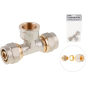 Тройник латунный 1/2"х16 (2.0) с внутренней резьбой AV ENGINEERING (AVE309007) - Фото 2