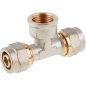 Тройник латунный 1/2"х16 (2.0) с внутренней резьбой AV ENGINEERING (AVE309007)
