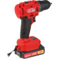Дрель-шуруповерт аккумуляторная WORTEX BD 2025-1 DLi XLT SET (BD20251DLi1029) - Фото 3