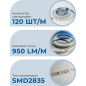 Лента светодиодная 2385 9,6 Вт/м 3000K IP20 12В 5 м TRUENERGY (16015) - Фото 2