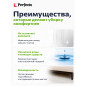 Швабра для пола PERFECTO LINEA Solid с насадкой из микрофибры зеленая (43-492023) - Фото 6