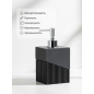 Дозатор для жидкого мыла PERFECTO LINEA Element черный (35-618103) - Фото 5