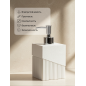 Дозатор для жидкого мыла PERFECTO LINEA Element белый (35-618102) - Фото 5