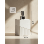 Дозатор для жидкого мыла PERFECTO LINEA Element белый (35-618102) - Фото 6