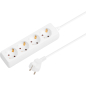 Удлинитель 7 м (4 роз., 2,2 кВт с заземлением ЮПИТЕР белый (JP8102-28) - Фото 5