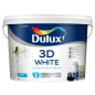 Краска акриловая DULUX 3D White матовая база BW ослепительно белая 2,5 л