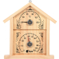 Термометр-гигрометр для бани и сауны БАННЫЕ ШТУЧКИ Банная станция Домик (18023)