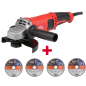 Шлифмашина угловая (болгарка) WORTEX AG 1512 E (AG1512E0029A1)