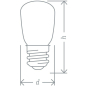 Лампа светодиодная Е14 NAVIGATOR T26 2 Вт 2700К (NLL-T26-230-2.7K-E14) - Фото 3