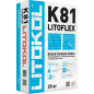 Клей для плитки LITOKOL Litoflex K81 25 кг