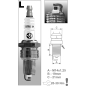 Свеча зажигания BRISK LR15YC-1 (443220003406-N) - Фото 2