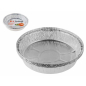 Форма для выпечки алюминиевая одноразовая круглая 23,3х4,8 см PERFECTO LINEA 5 штук (45-523430)