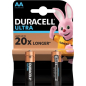 Батарейка АА DURACELL Ultra Power 1,5 V алкалиновая 2 штуки LR6/MX1500 (5000394058712)