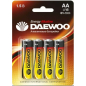 Батарейка AA DAEWOO Energy 1,5 V алкалиновая 4 штуки (5029781) - Фото 2