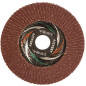 Круг лепестковый 125х22,2 мм P80 плоский LUGAABRASIV КЛТ1 (4603347337967)