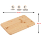 Блюдо бамбуковое плоское PERFECTO LINEA Bamboo 30,5х20,5 см (38-305205) - Фото 2