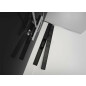 Водоотводящий желоб с порогами для перфорированной решетки чёрный Simple ALCAPLAST (APZ10BLACK-550M-RU) - Фото 2