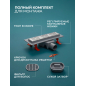 Водоотводящий желоб с поворотным выпуском D50 AV ENGINEERING 63х300 мм (AVE5016530) - Фото 7