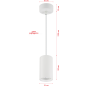 Cветильник подвесной 35Вт TRUENERGY Modern белый (21320) - Фото 2