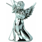 Игрушка елочная МОРОЗКО Ангел объемный серебро (УО9002224)