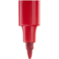 Маркер перманентный CROWN Multi Marker Super Slim красный (P-505FRed) - Фото 2