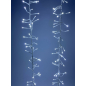 Гирлянда новогодняя светодиодная ЭРА Enin-WC Мишура 3,9 м 200 диодов белый/белый провод - Фото 4