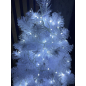 Гирлянда новогодняя светодиодная ЭРА Enin-WC Мишура 3,9 м 200 диодов белый/белый провод - Фото 7