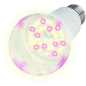 Фитолампа для растений полного спектра UNIEL PLP30WH Е27 15 Вт (UL-00007405)