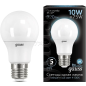 Лампа светодиодная E27 GAUSS Filament A60 10 Вт 4100К (102202210)