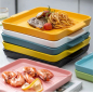 Блюдо керамическое квадратное PERFECTO LINEA Asian 24,5х21,5х2,3 см белый (17-124211) - Фото 3