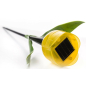 Светильник садовый на солнечной батарее UNIEL Yellow tulip (UL-00004277) - Фото 2