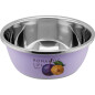Миска из нержавеющей стали 28 см PERFECTO LINEA Romantic life Слива (24-012834) - Фото 4