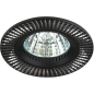 Точечный светильник под лампу GU5.3 ЭРА KL32 AL/BK/1 черный серебро (Б0049563)