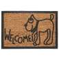 Коврик придверный кокосовый PERFECTO LINEA 40х60 см Welcome Собака (22-340601)