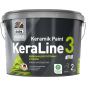 Краска акриловая DUFA Premium KeraLine Keramik Paint 3 прозрачная 9 л (МП00-006517)