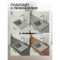 Мойка из искусственного камня AV ENGINEERING Best серый (AV650500BGRA) - Фото 2