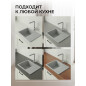 Мойка из искусственного камня AV ENGINEERING Best серый (AV650500BGRA) - Фото 3