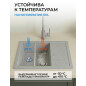 Мойка из искусственного камня AV ENGINEERING Best серый (AV650500BGRA) - Фото 4