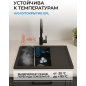 Мойка из искусственного камня AV ENGINEERING Platinum черный (AV765495PBKA) - Фото 5