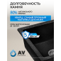 Мойка из искусственного камня AV ENGINEERING Platinum черный (AV765495PBKA) - Фото 6