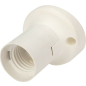Патрон для лампочки Е27 пластиковый настенный наклонный REXANT белый (11-8872)